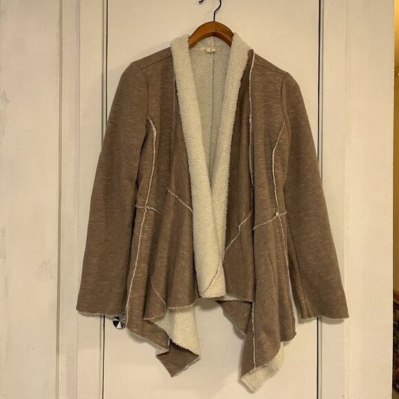Double zero Sherpa lined cardigan sweater - Picture 1 of 10